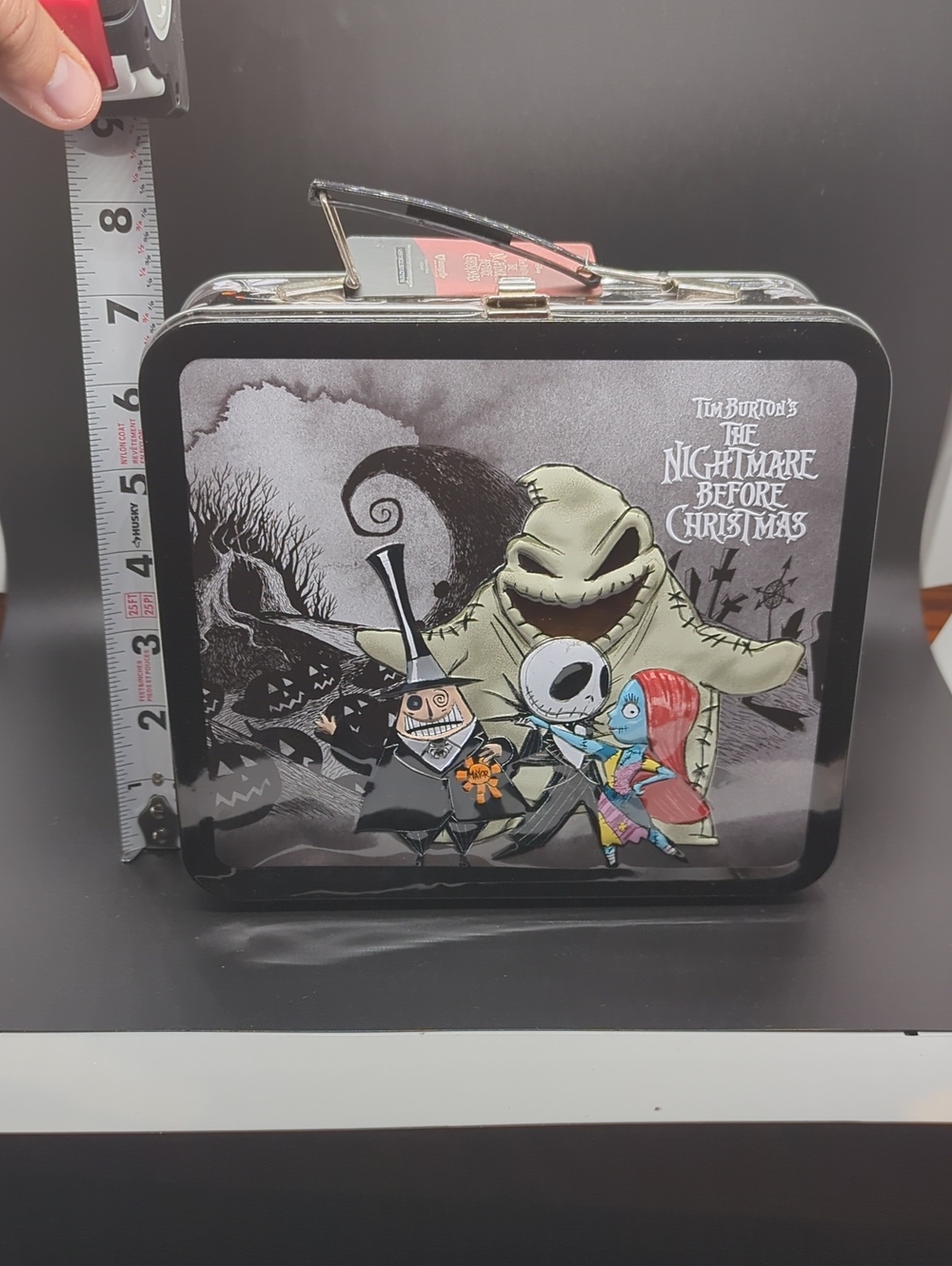 Loungefly Nightmare Before Christmas Metal Lunchbox NWT Disney - Picture 9 of 13